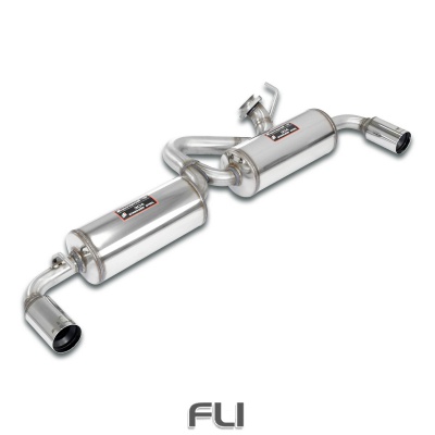 SS151704 - Supersprint Rear exhaust Right 100% Stainless Steel O76 + Left O76
