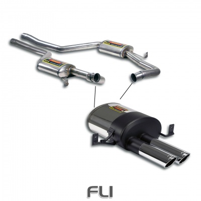 SS242980 - Supersprint Street performance pack Cat.-Back, Sport end tips