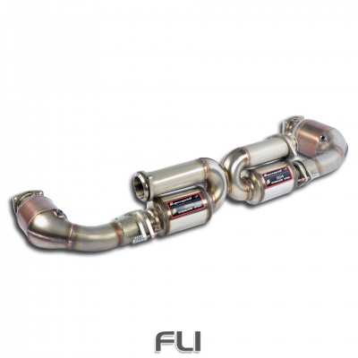 SS244454 - Supersprint Rear exhaust Right - Left Race + Metallic catalytic converters