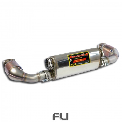 SS246704 - Supersprint Rear exhaust Right - Left Sport +  Metallic catalytic converter 100 CPSI
