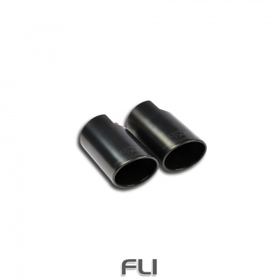 SS247076 - Supersprint Endpipe kit Left OO100 Gun Metal Grey