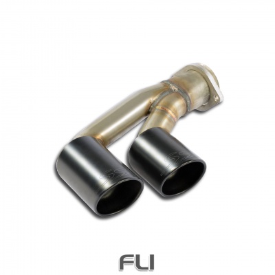 SS247246 - Supersprint Endpipes kit Left OO90 Gun Metal Grey