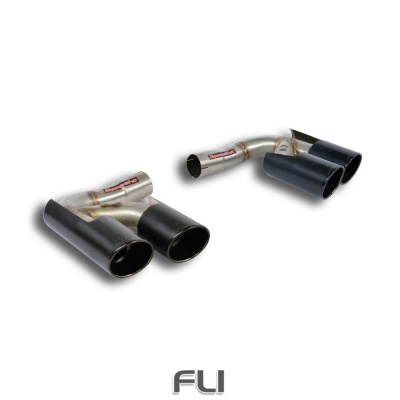 SS248136 - Supersprint Endpipe kit Right OO100 - Left OO100 Gun Metal Grey