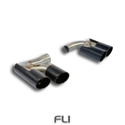 SS248246 - Supersprint Endpipe kit Right OO100 - Left OO100 Gun Metal Grey