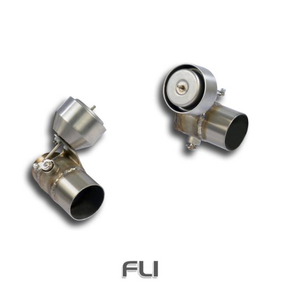 SS248411 - Supersprint Connecting pipe kit with valve Right - Left(Weld on connection)