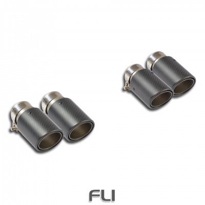 SS248696 - Supersprint Endpipe kit Right OO100 - Left OO100  carbon