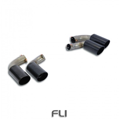 SS249237 - Supersprint Endpipe kit Right 100x75 - Left 100x75 Gun Metal Grey