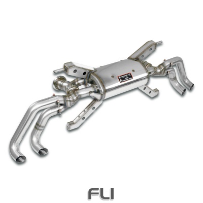 SS350854 - Supersprint Rear exhaust with valves Right - Left 4 exits(Deletes the stock, main catalytics - fits to the stock endpipes)-13,0 Kg