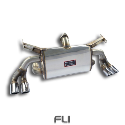 SS390656 - Supersprint Rear exhaust Sport/Racing Right OO70 - Left OO70With By-Pass pipe for the stock valve