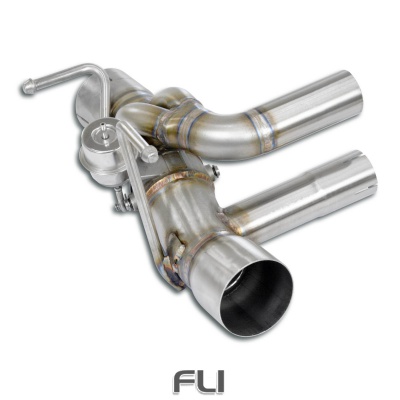 SS393324 - Supersprint Rear pipe left with valve(Deletes GPF)