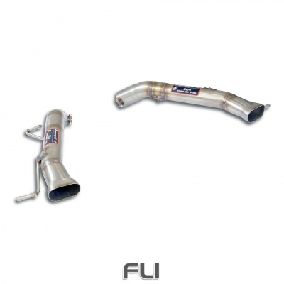 SS402914 - Supersprint Rear pipe Right - Left(Muffler delete)