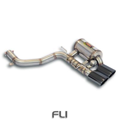 SS451527 - Supersprint Rear exhaust Right Gun Metal Grey, with valve