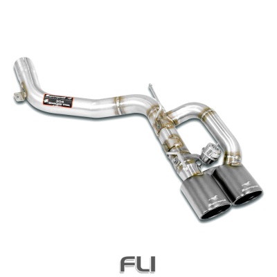 SS451567 - Supersprint Rear pipe right Gun Metal Grey with valve