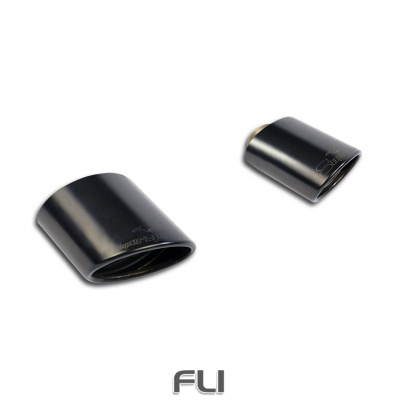 SS511335 - Supersprint Endpipe kit Right - Left 150x105 Gun Metal Grey