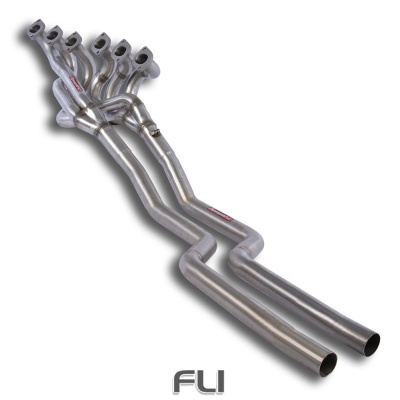 SS520501 - Supersprint Manifold + connecting pipes 100% Stainless steel (Left Hand Drive)