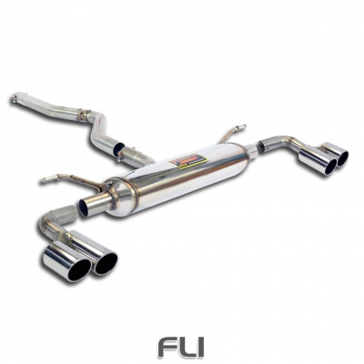 SS521906 - Supersprint Connecting pipe + rear exhaust Right OO80 - Left OO80