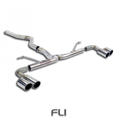 SS521916 - Supersprint Connecting pipe + rear pipe Right OO80 - Left OO80(Muffler delete)