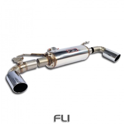 SS522524 - Supersprint Rear exhaust Right O100 - Left O100 with valve