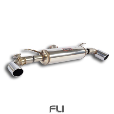 SS522624 - Supersprint Rear exhaust Right O100 - Left O100 with valve