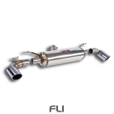 SS523444 - Supersprint Rear exhaust Right O100 - Left O100 with valve