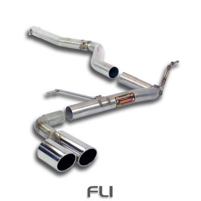 SS523916 - Supersprint Connecting pipe + rear pipe OO80(Muffler delete)