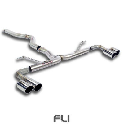SS524016 - Supersprint Connecting pipe + rear pipe Right OO80 - Left OO80(Muffler delete)