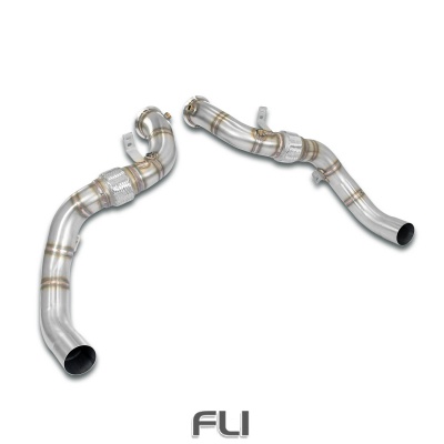 SS525211 - Supersprint Turbo downpipe kit Right - Left (Replaces catalytic converter)Accepts the stock Cat.-Back system