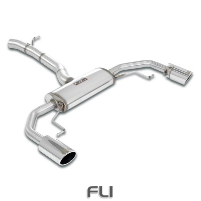 SS527204 - Supersprint Connecting pipe + rear exhaust Right O100 - Left O100