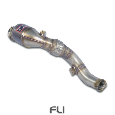 SS528121 - Supersprint Turbo downpipe kit +  Metallic catalytic Right(Replaces primary and secondary catalytics)Accepts the stock tertiary catalytics