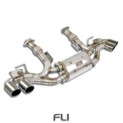 SS532126 - Supersprint Rear exhaust right - left with valve, 4 endpipes OO 100