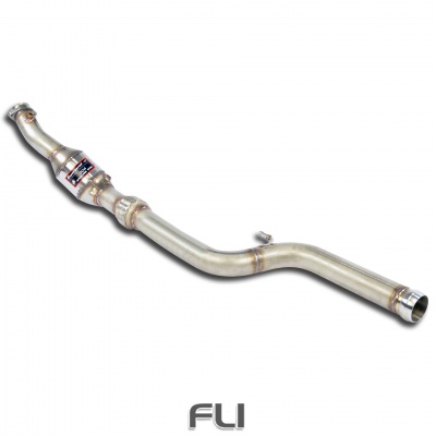 SS723241 - Supersprint Downpipe Left with  Metallic catalytic