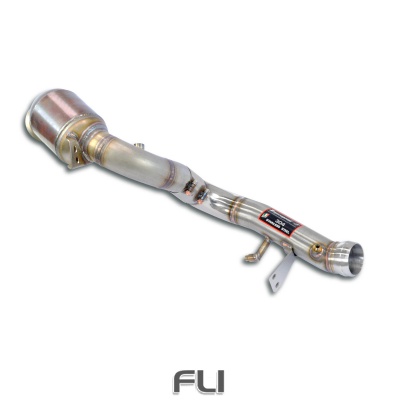 SS724621 - Supersprint Downpipe Right + Metallic pre-catalytic converterDeletes the secondary catalytic