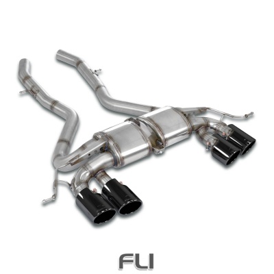 SS745846 - Supersprint Rear exhaust Race Right OO100 + Left OO100 Gun Metal Grey