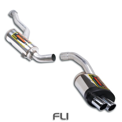 SS753836 - Supersprint Centre + rear exhaust Power Loop OO80With E.E.C. homologation