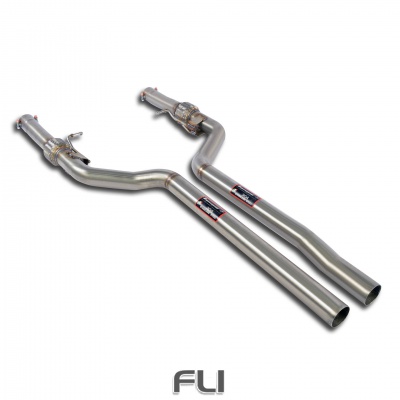 SS756512 - Supersprint Front pipe Right - Left(Replaces OEM front muffler)