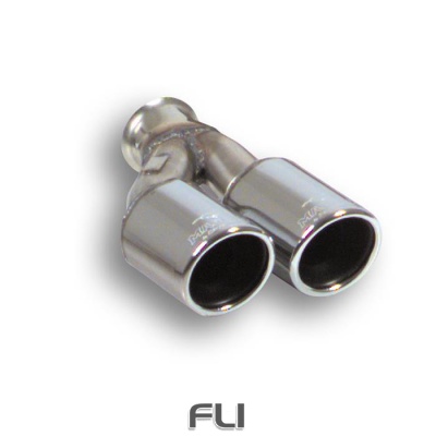 SS762616 - Supersprint Endpipe kit OO 9O Stainless steel