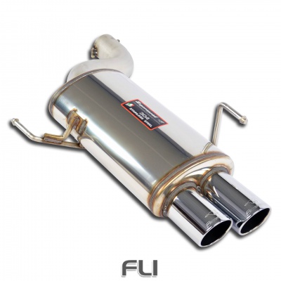 SS764006 - Supersprint Rear exhaust OO 80 Stainless steel
