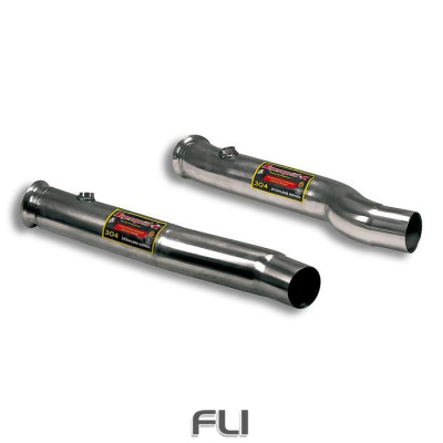 SS764312 - Supersprint Right  and  Left front pipe kit(eliminates the secondary catalytics, weld on connection)