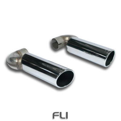 SS766014 - Supersprint Endpipe kit 2 exit O 100 Right+ O 100 Left