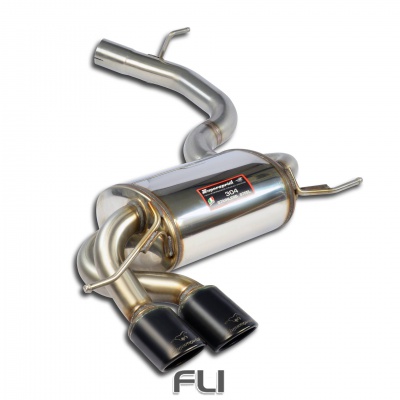 SS766227 - Supersprint Rear exhaust 90x70 Gun Metal Grey