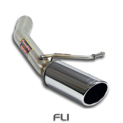 SS767224 - Supersprint Rear pipe Left O100(Muffler delete)