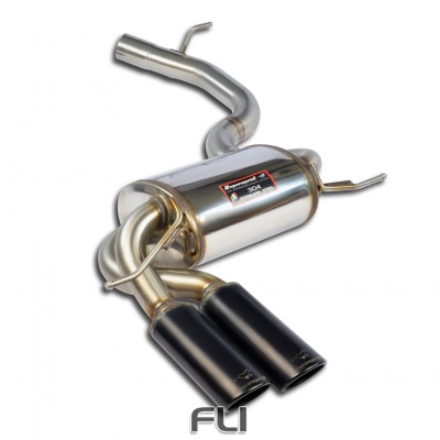 SS768007 - Supersprint Rear exhaust 90x70 Gun Metal Grey