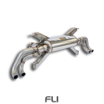 SS768354 - Supersprint Rear exhaust with valves Right - Left 4 exits(Deletes the stock, secondary catalytics - fits to the stock endpipes)-8,5 Kg