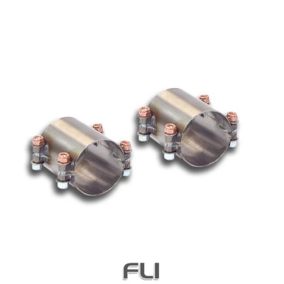 SS769033 - Supersprint Right + Left sleeve pipes for the stock rear exhausts