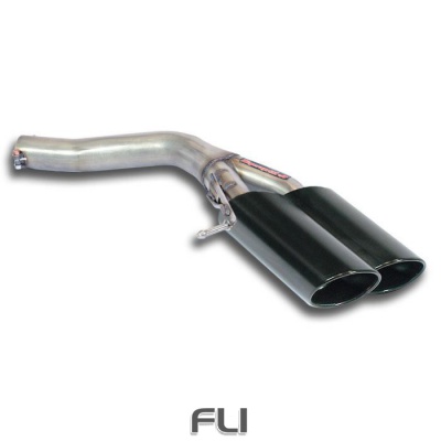 SS769577 - Supersprint Rear pipe Right 100x75 Gun Metal Grey(Muffler delete)