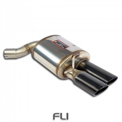 SS769607 - Supersprint Rear exhaust Right 100x75 Gun Metal Grey