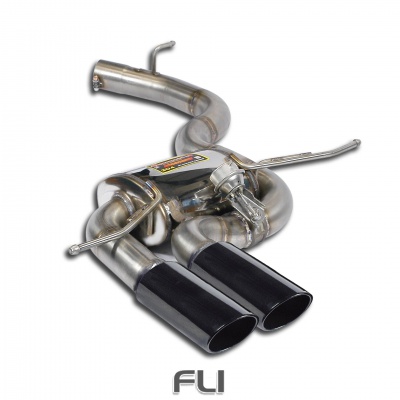 SS769737 - Supersprint Rear exhaust 90x70 Gun Metal Grey with valve