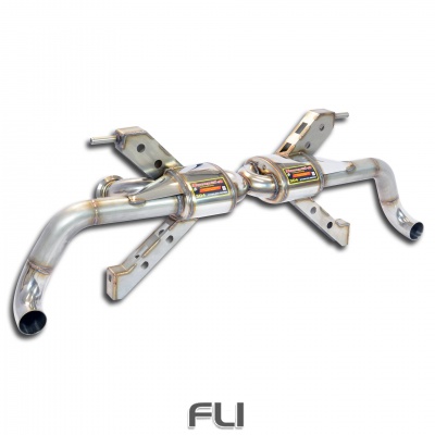 SS771234 - Supersprint Rear exhaust Racing Right - Left(Deletes the stock, main catalytics - fits to the stock endpipes)-19,0 Kg