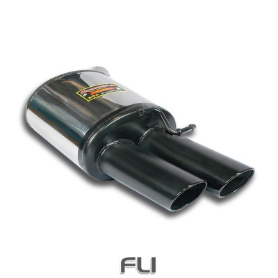 SS771557 - Supersprint Rear exhaust Left 100x75 Gun Metal Grey