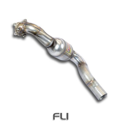 SS771641 - Supersprint Downpipe Left + Metallic catalytic converter